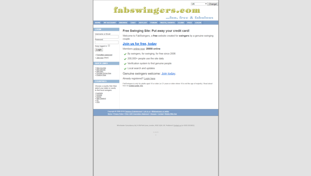 FabSwingers Review in UK 2022 Costs, Discount, Tips