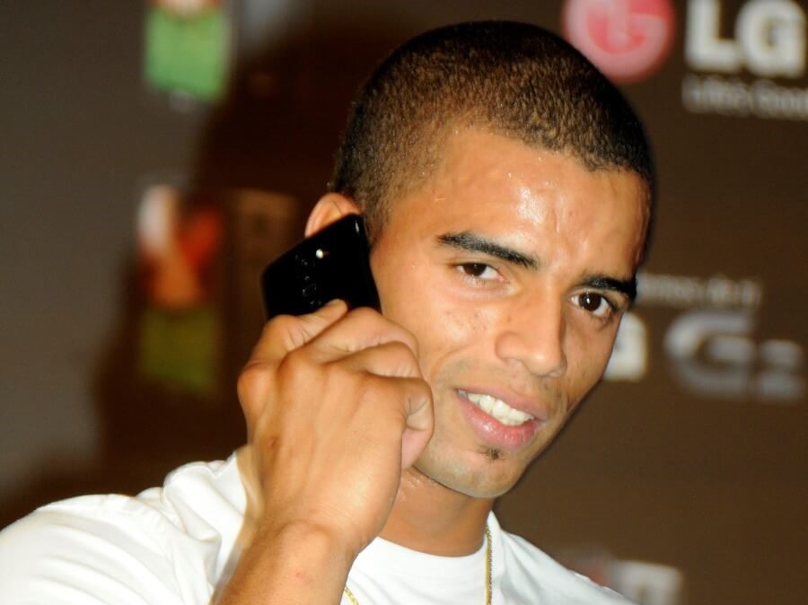 Brahim Zaibat on the phone