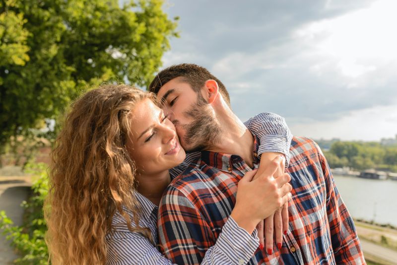 Happy Christian couple together