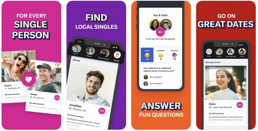 zoosk vs. okcupid screenshot features compared